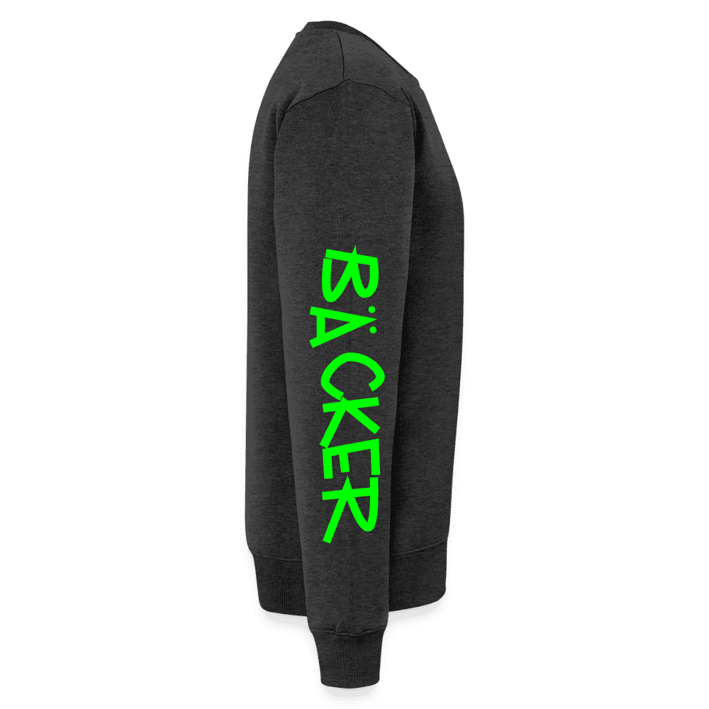 Unisex Premium Pullover "Bäcker" neongrün