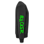 Unisex Premium Pullover "Bäcker" neongrün