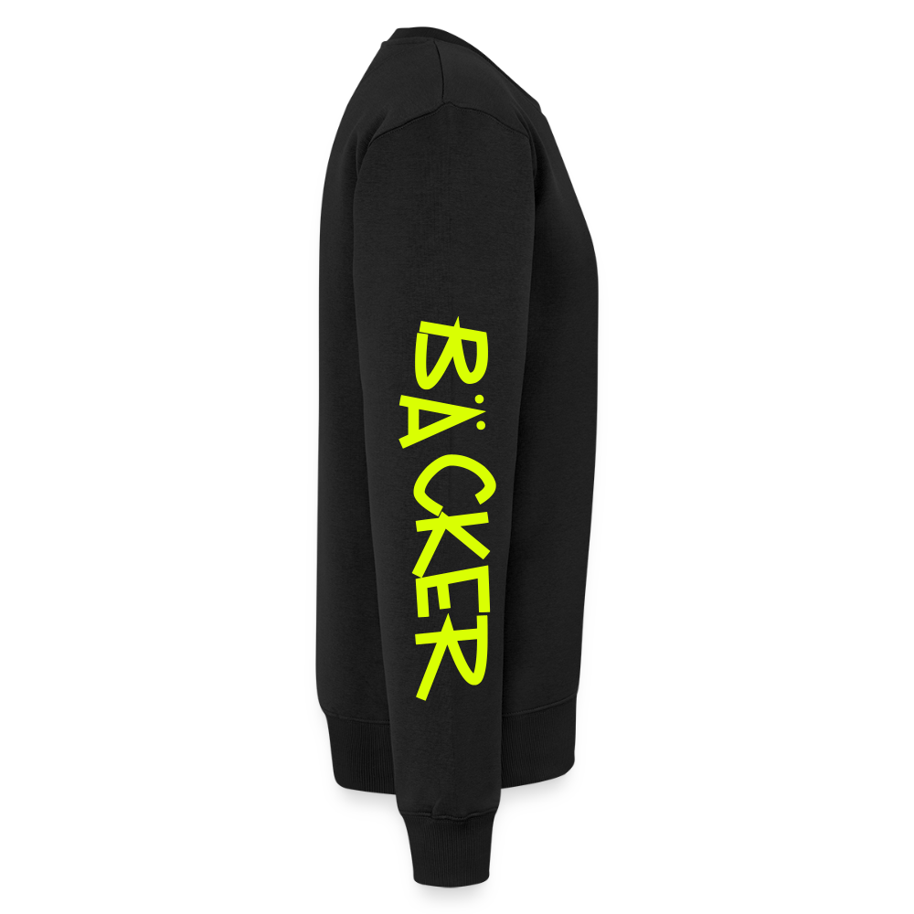 Unisex Premium Pullover "Bäcker" neongelb