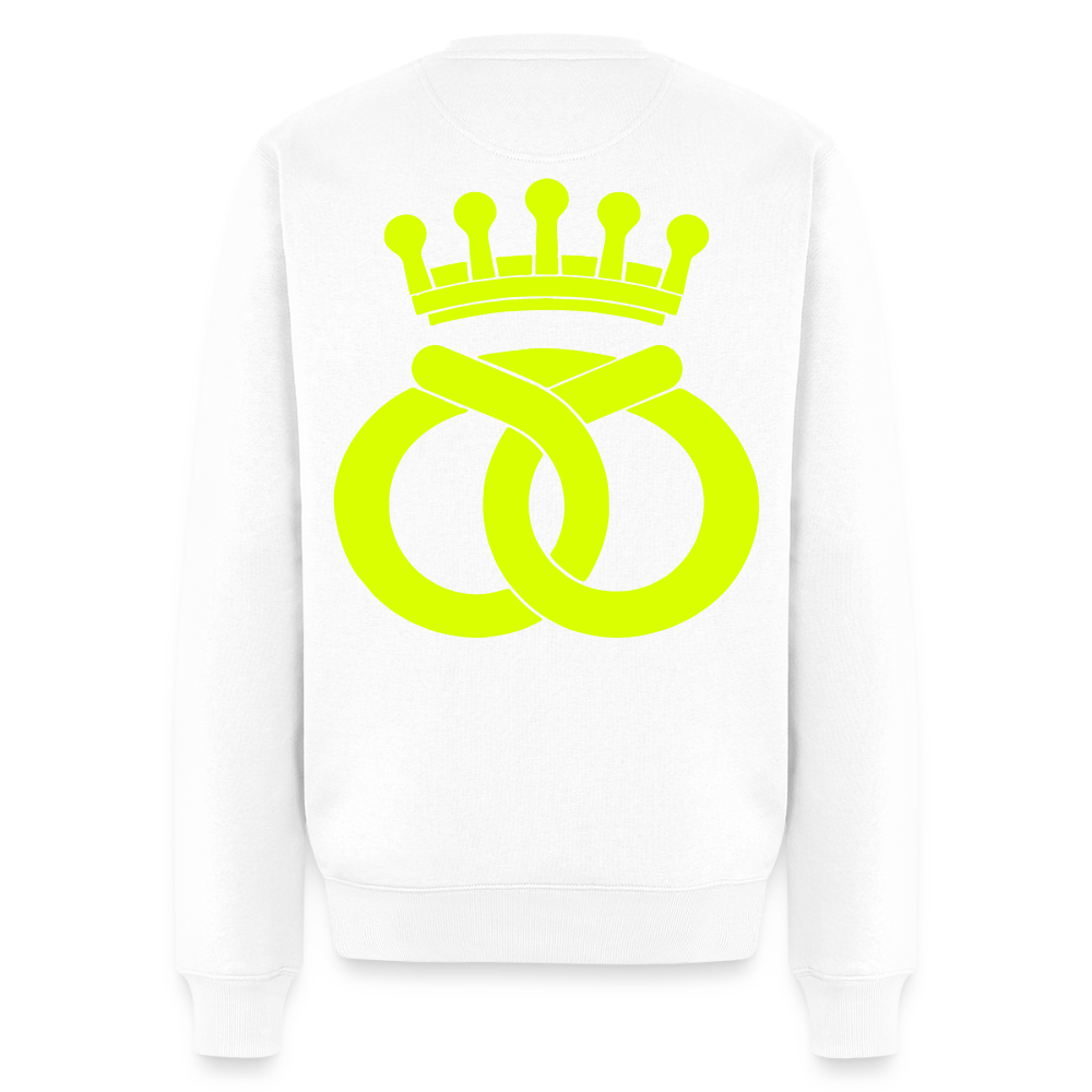 Unisex Premium Pullover "Bäcker" neongelb