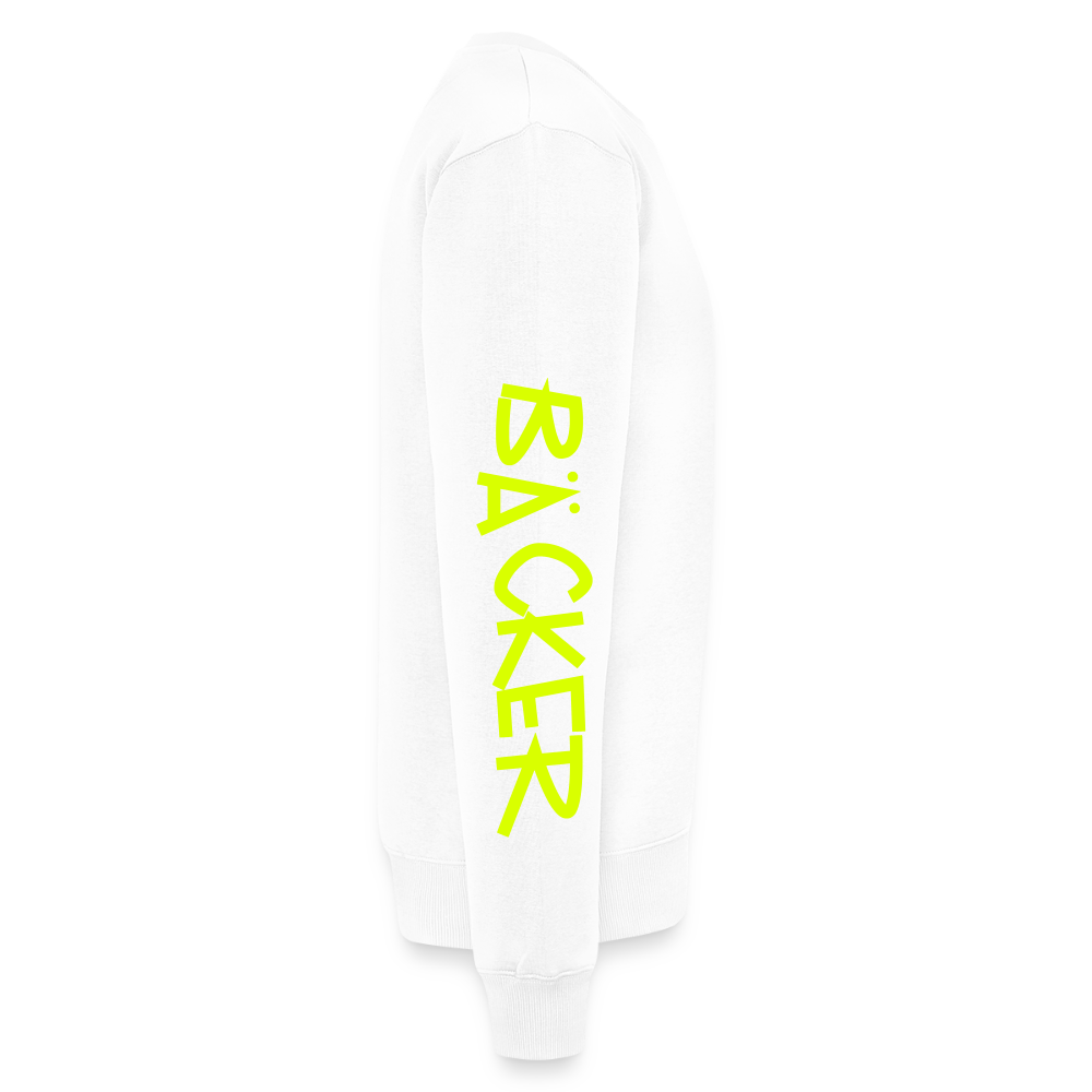 Unisex Premium Pullover "Bäcker" neongelb