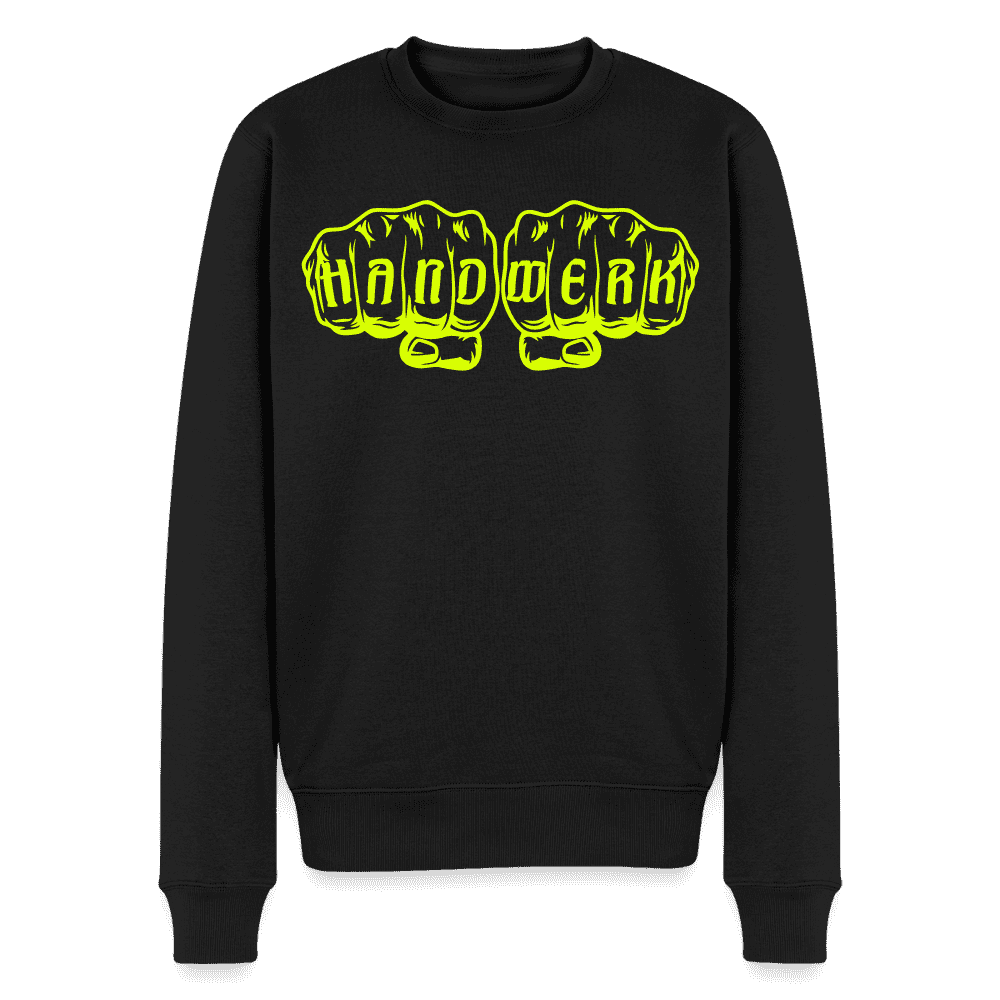 Unisex Premium Pullover "Maler" neongelb