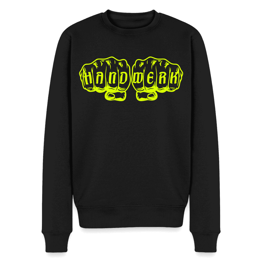 Unisex Premium Pullover "Raumausstatter" neongelb
