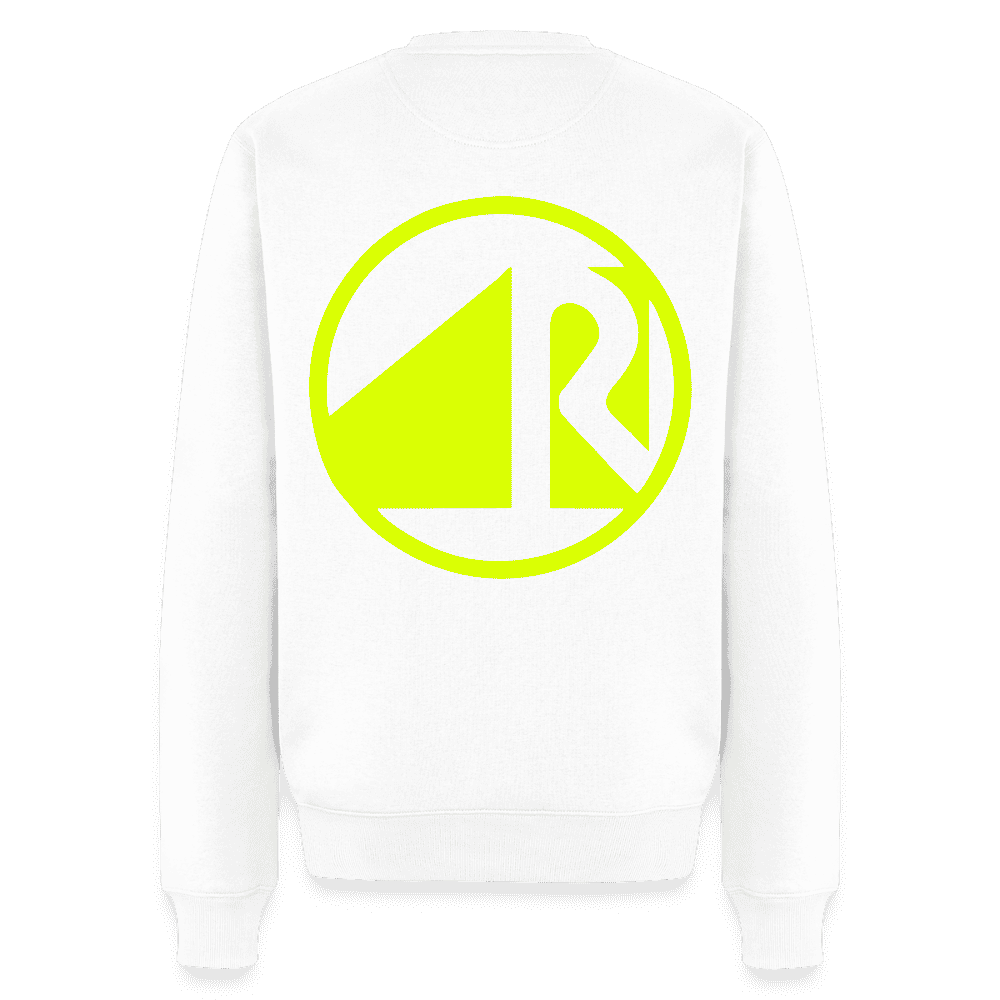 Unisex Premium Pullover "Raumausstatter" neongelb