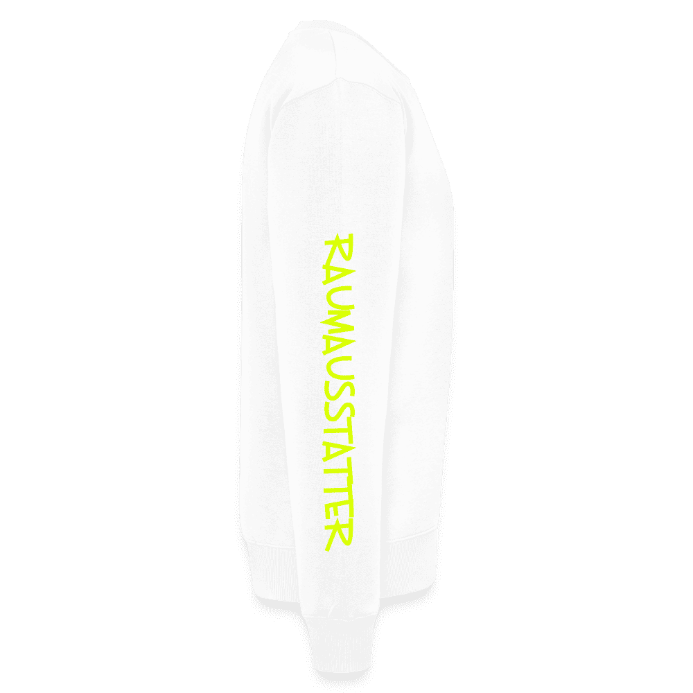 Unisex Premium Pullover "Raumausstatter" neongelb