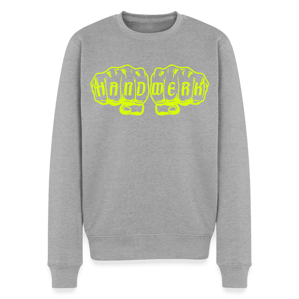 Unisex Premium Pullover "Raumausstatter" neongelb
