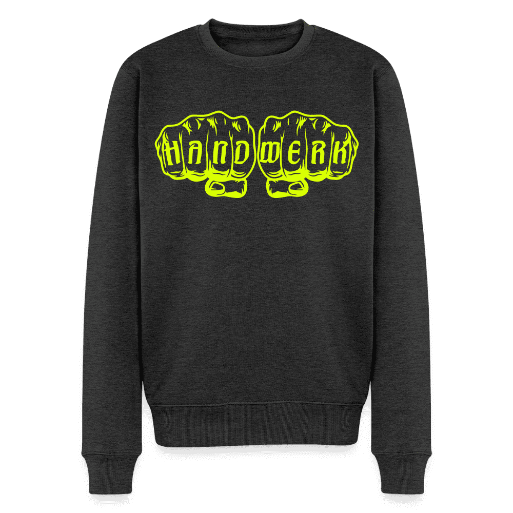 Unisex Premium Pullover "Raumausstatter" neongelb