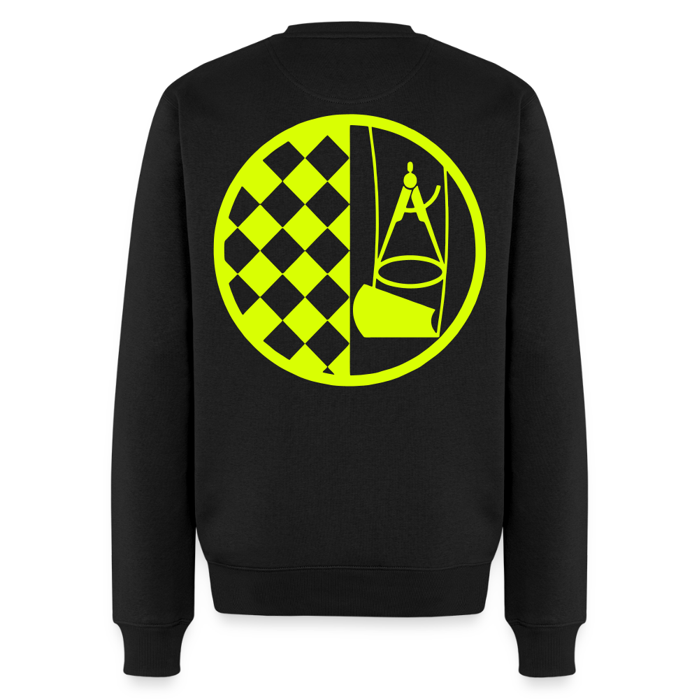 Unisex Premium Pullover "Bodenleger" neongelb