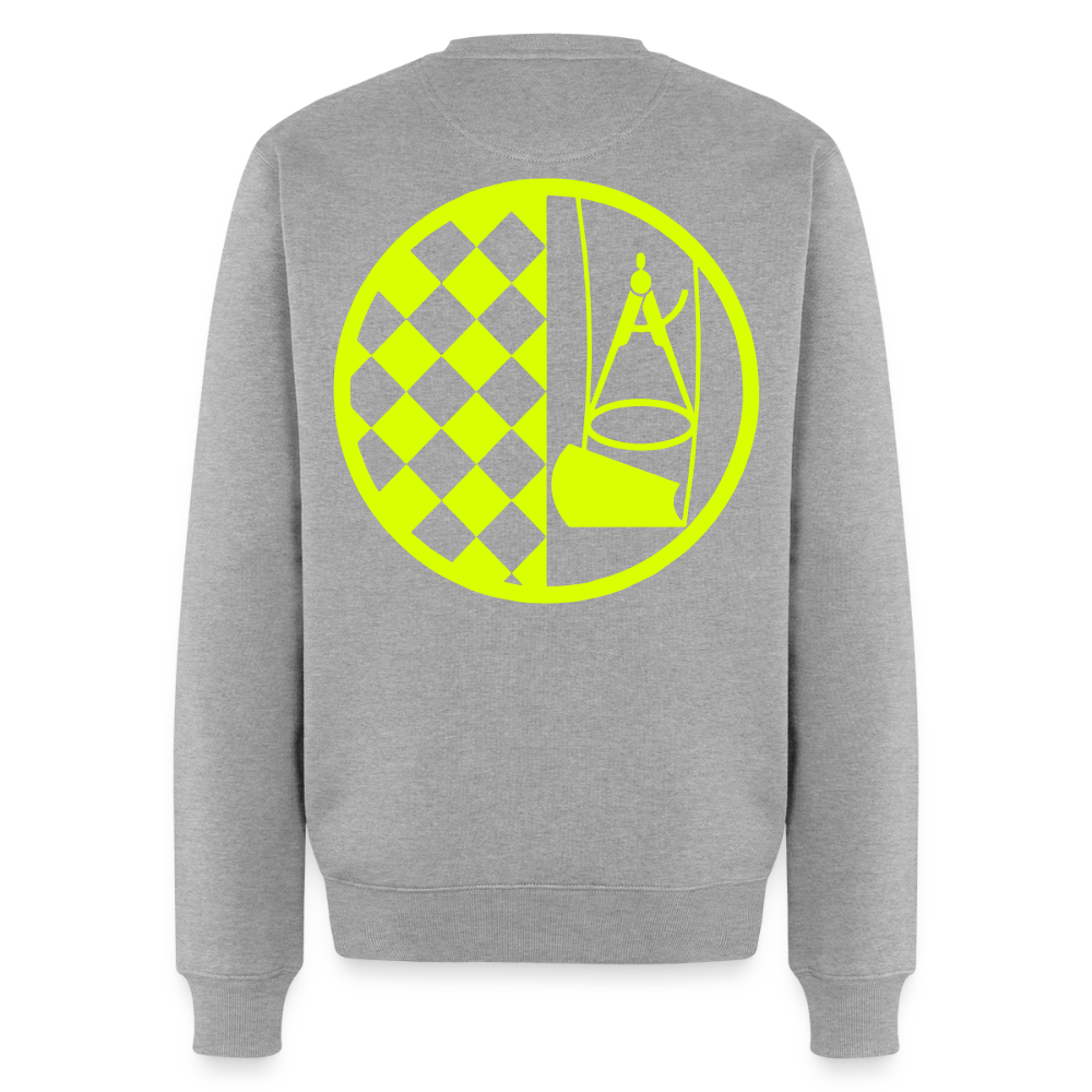 Unisex Premium Pullover "Bodenleger" neongelb