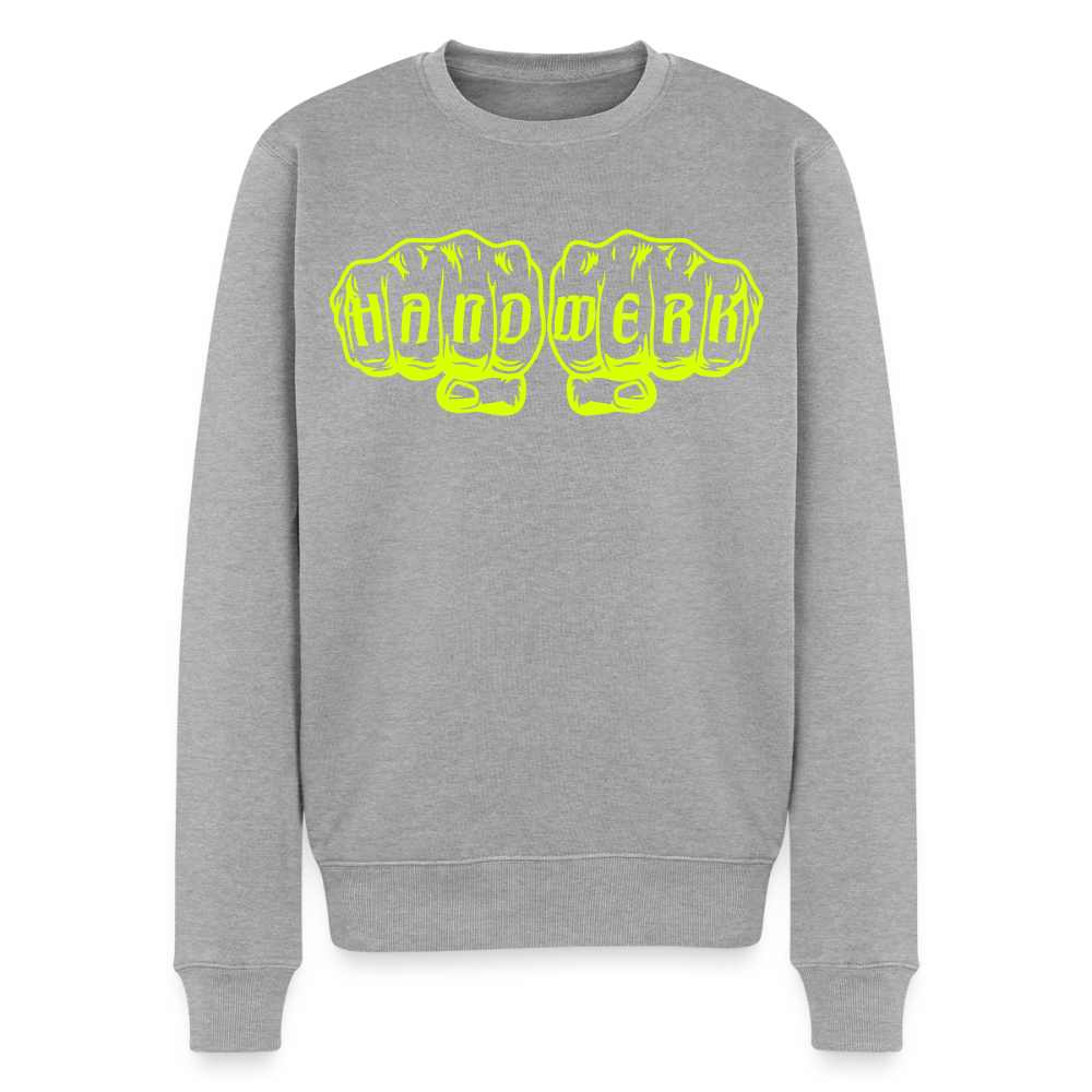Unisex Premium Pullover "Bodenleger" neongelb