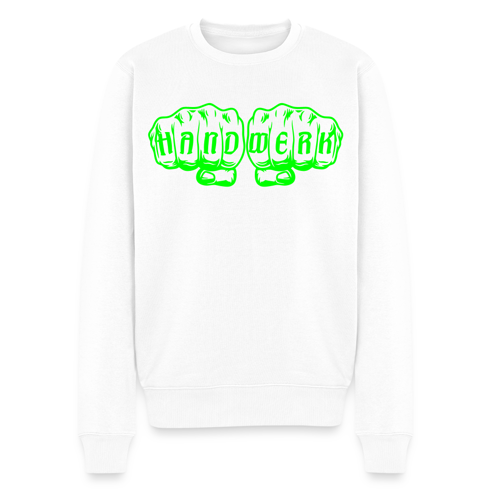 Unisex Premium Pullover "Raumausstatter" neongrün