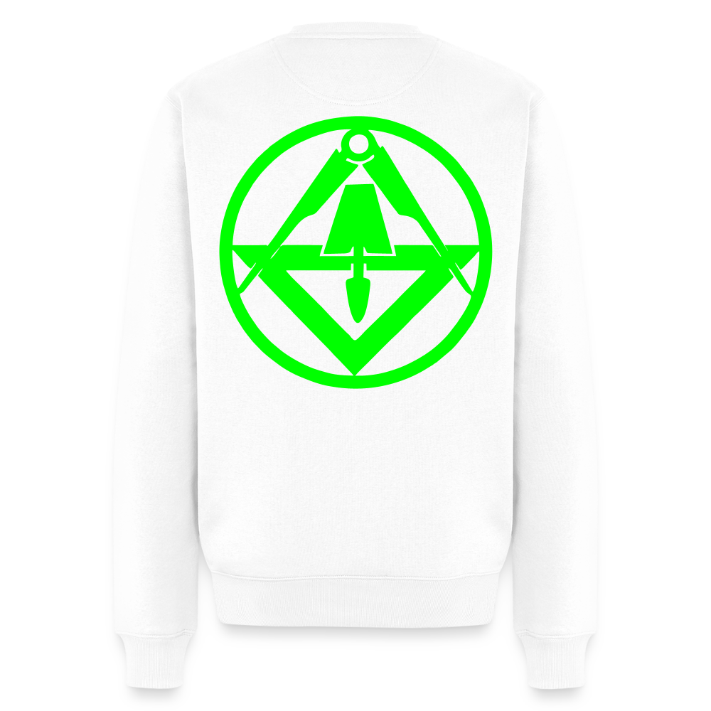 Unisex Premium Pullover "Stuckateur" neongrün