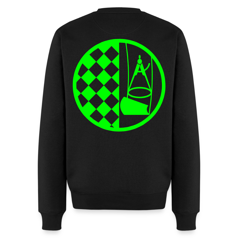 Unisex Premium Pullover "Bodenleger" neongrün