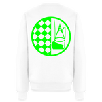 Unisex Premium Pullover "Bodenleger" neongrün