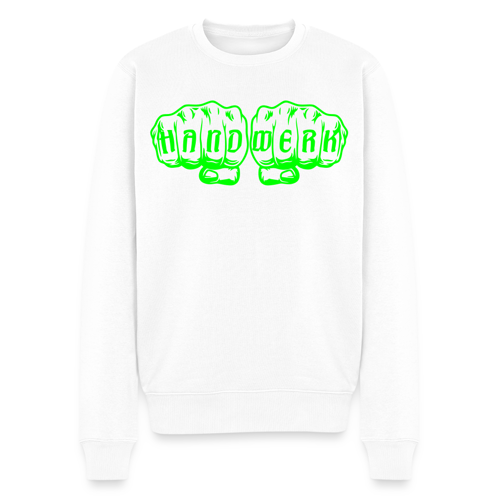 Unisex Premium Pullover "Bodenleger" neongrün