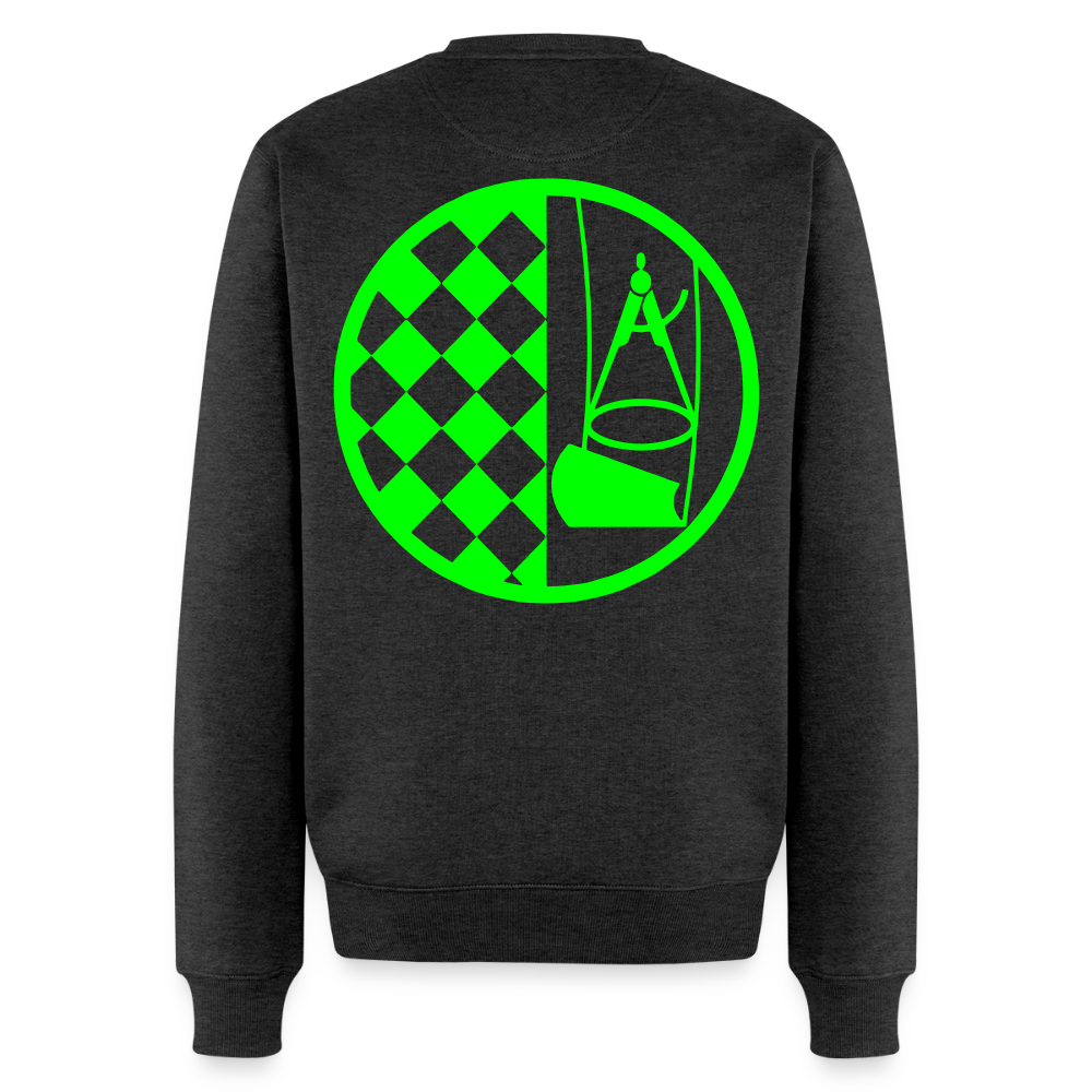 Unisex Premium Pullover "Bodenleger" neongrün