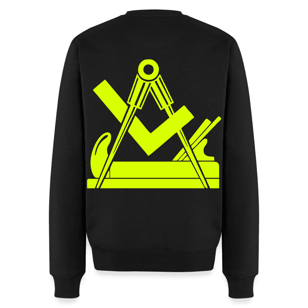 Unisex Premium Pullover "Tischler" neongelb