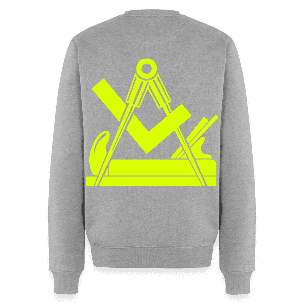 Unisex Premium Pullover "Tischler" neongelb