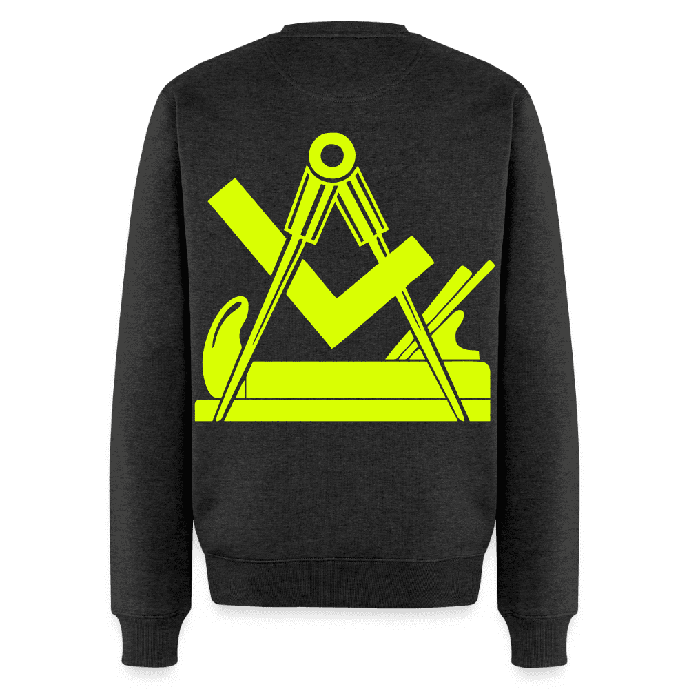 Unisex Premium Pullover "Tischler" neongelb
