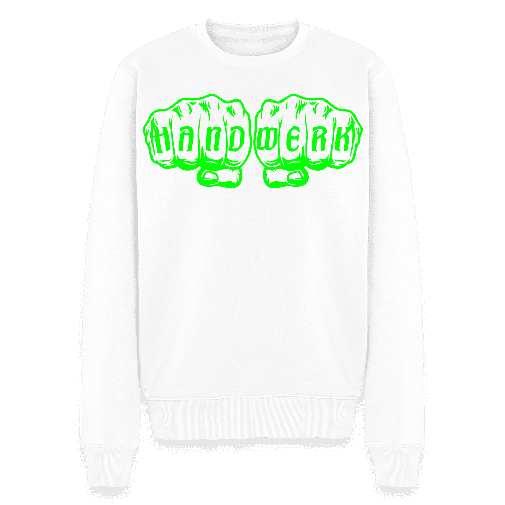 Unisex Premium Pullover "Tischler" neongrün Namma Markt