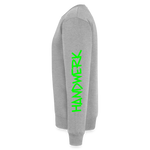 Unisex Premium Pullover "Fliesenleger" neongrün