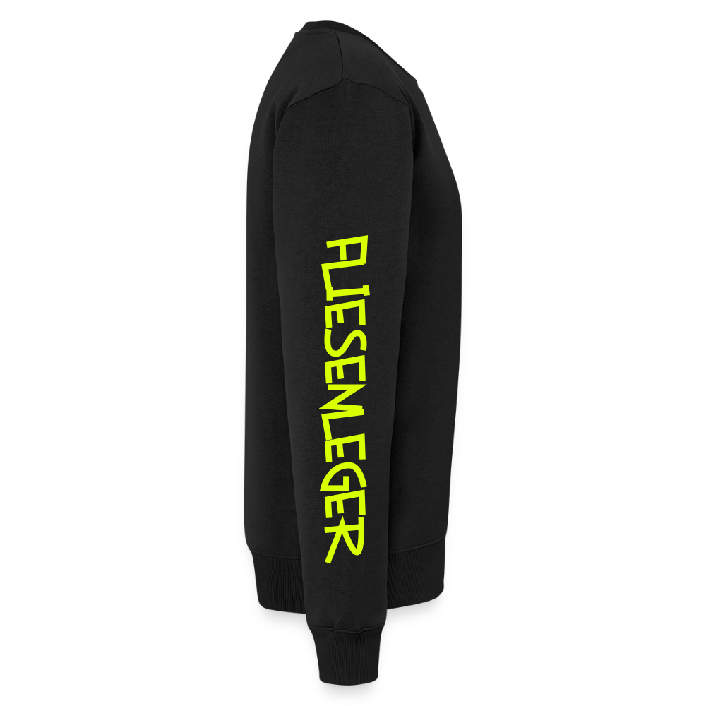 Unisex Premium Pullover "Fliesenleger" neongelb