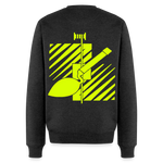 Unisex Premium Pullover "Fliesenleger" neongelb