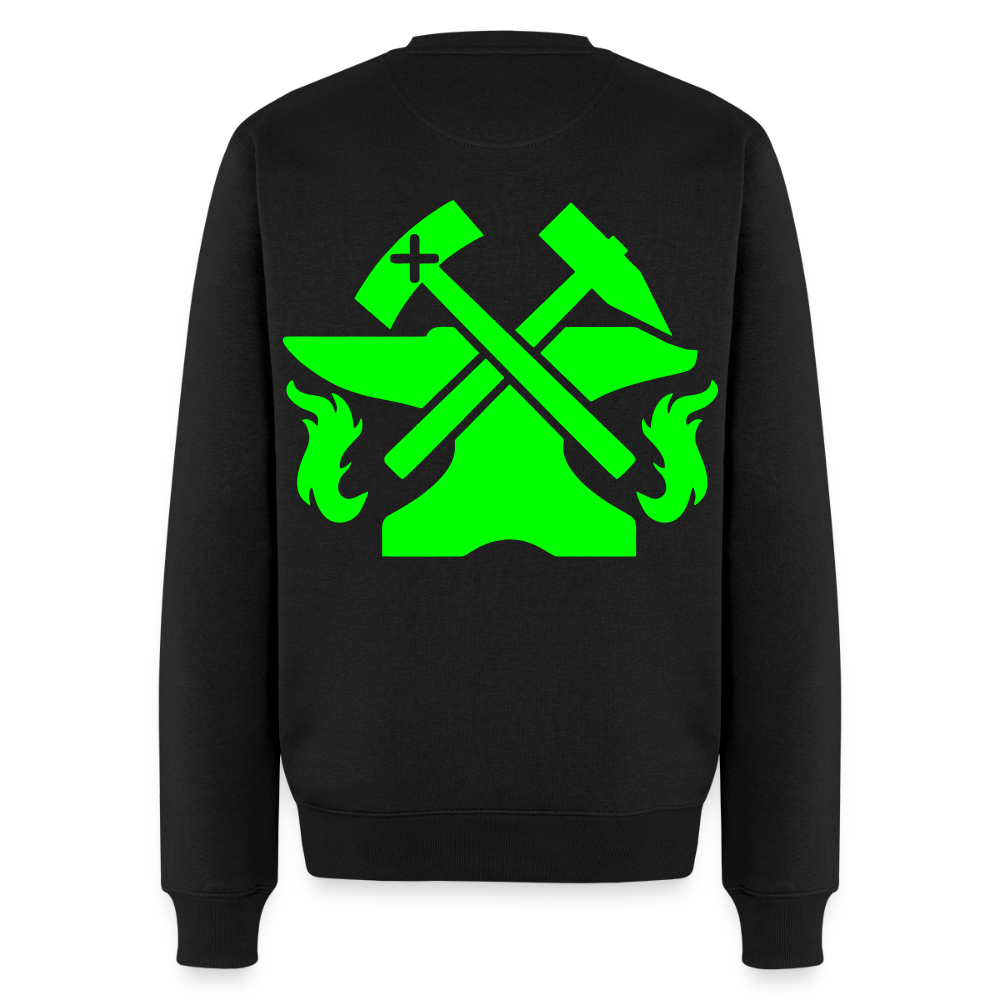 Unisex Premium Pullover "Metallbauer" neongrün