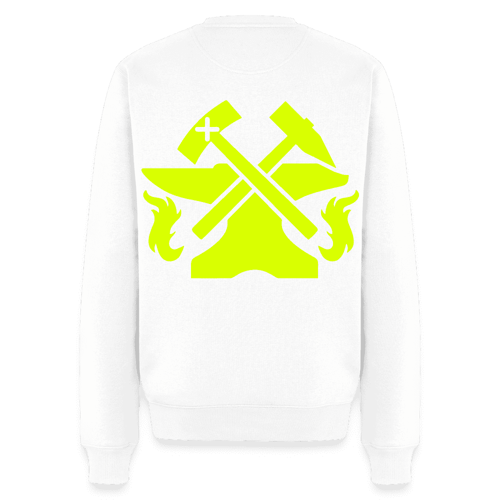 Unisex Premium Pullover "Metallbauer" neongelb Namma Markt