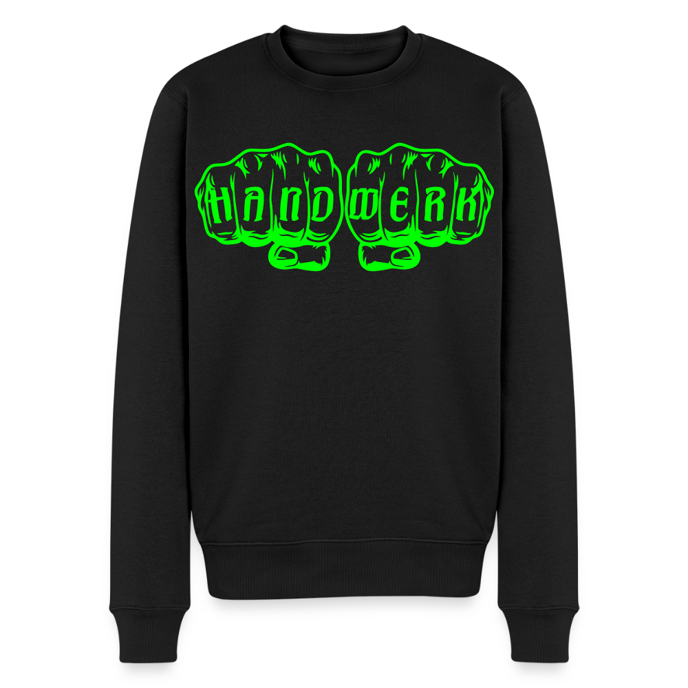 Unisex Premium Pullover "Elektriker" neongrün