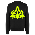 Unisex Premium Pullover "Maurer" neongelb