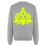 Unisex Premium Pullover "Maurer" neongelb