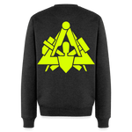 Unisex Premium Pullover "Maurer" neongelb