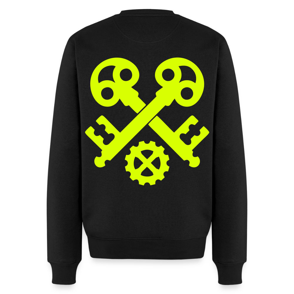 Unisex Premium Pullover "Schlosser" neongelb
