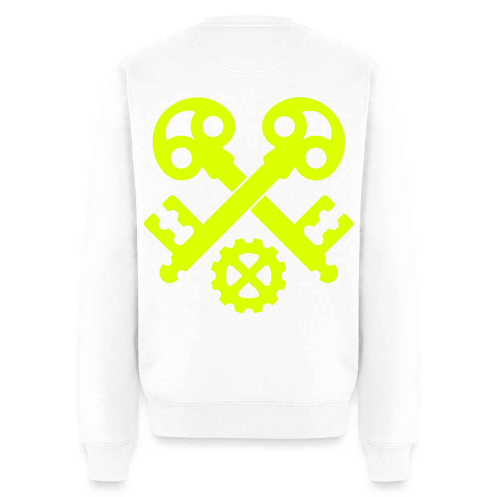 Unisex Premium Pullover "Schlosser" neongelb