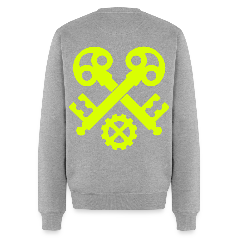 Unisex Premium Pullover "Schlosser" neongelb