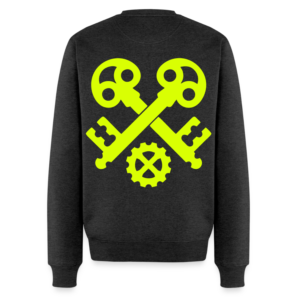 Unisex Premium Pullover "Schlosser" neongelb