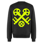 Unisex Premium Pullover "Schlosser" neongelb