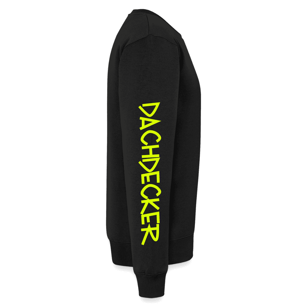 Unisex Premium Pullover "Dachdecker" neongelb