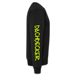 Unisex Premium Pullover "Dachdecker" neongelb