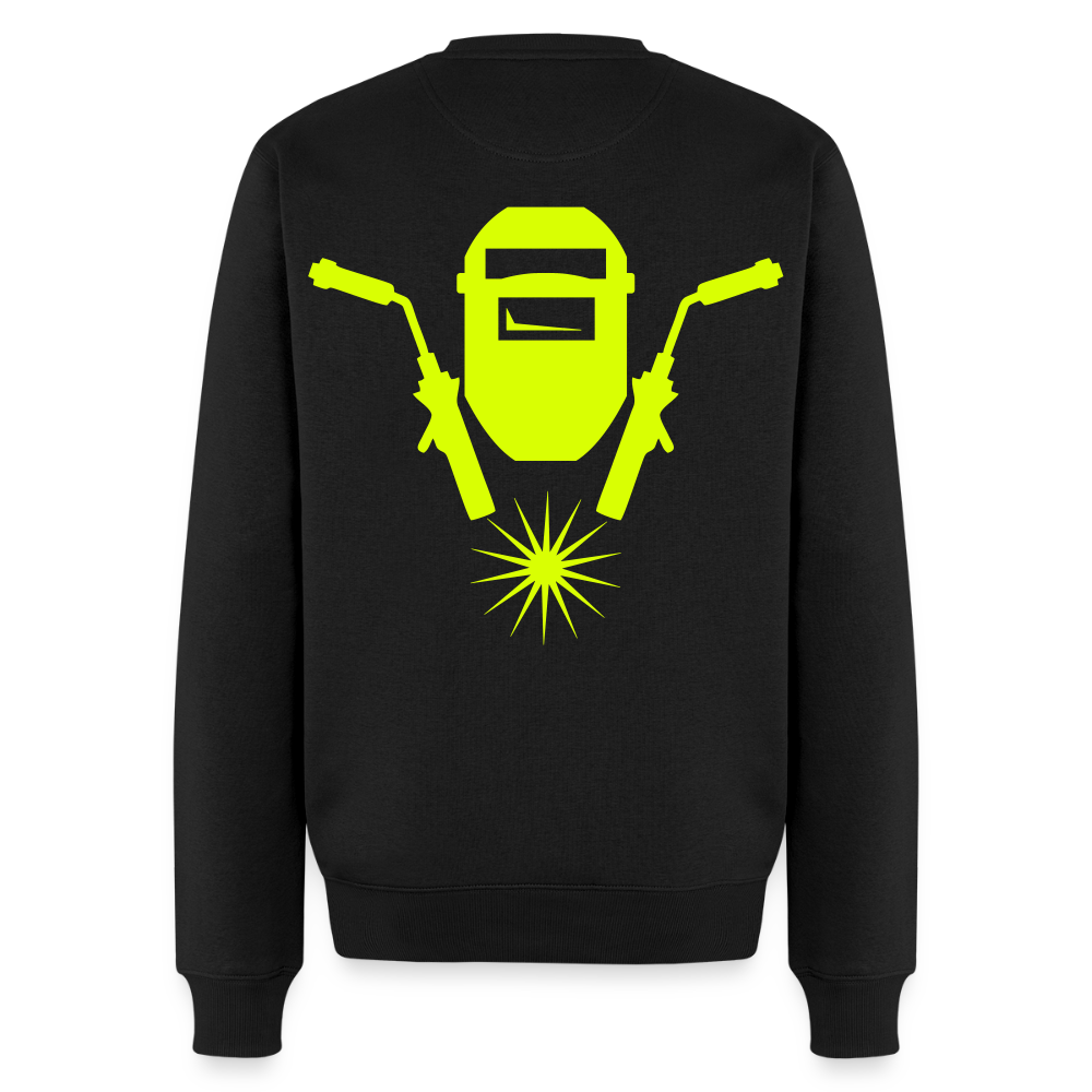 Unisex Premium Pullover "Metallbauer" neongelb