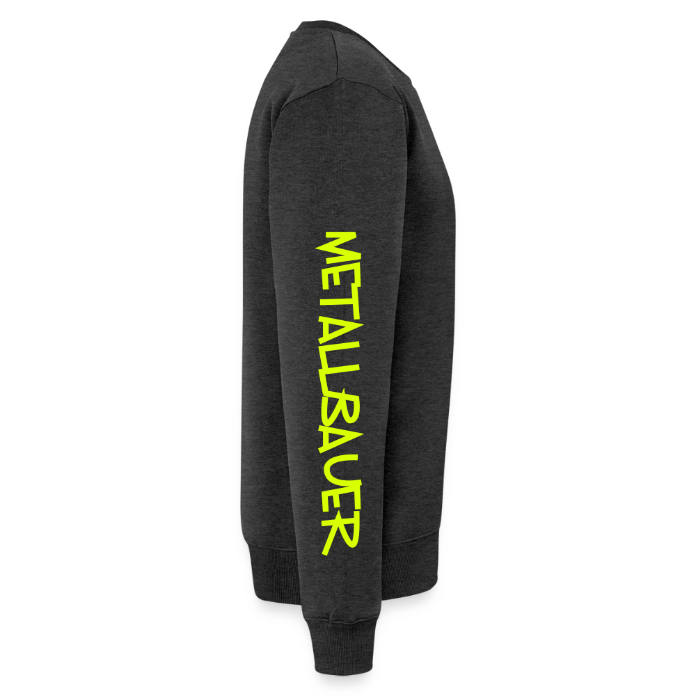 Unisex Premium Pullover "Metallbauer" neongelb