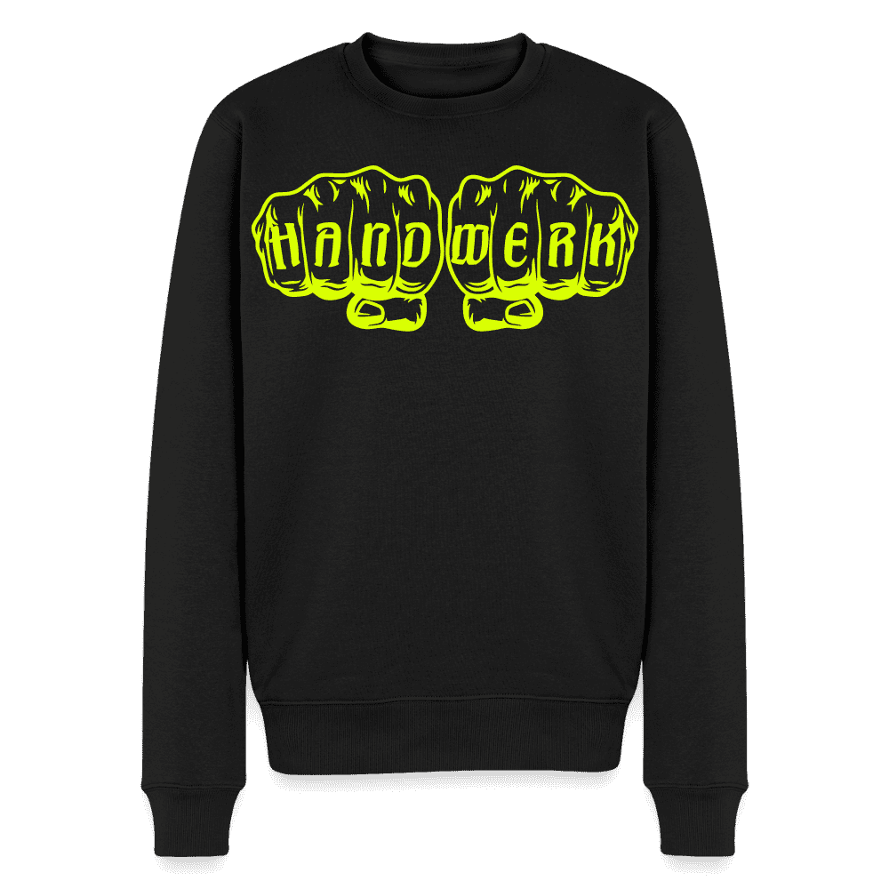 Unisex Premium Pullover "Maler+Lackierer" neongelb