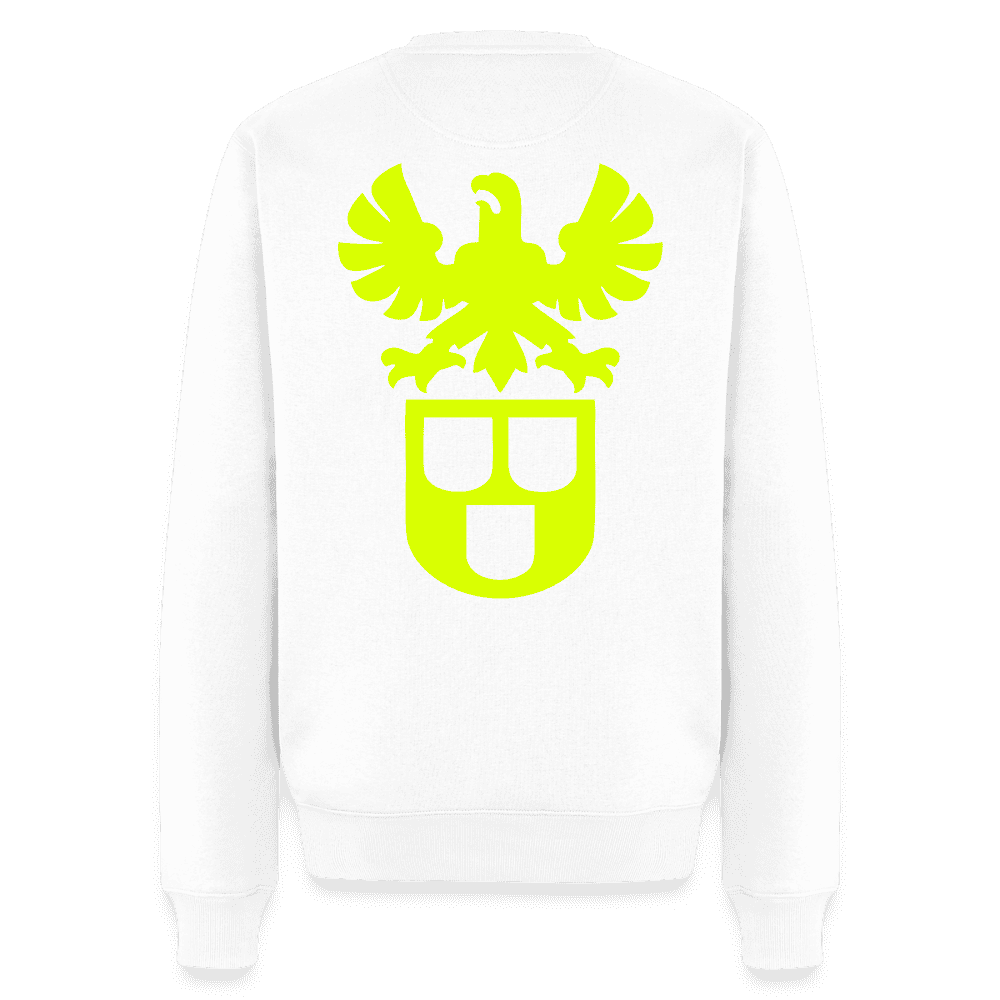 Unisex Premium Pullover "Maler+Lackierer" neongelb