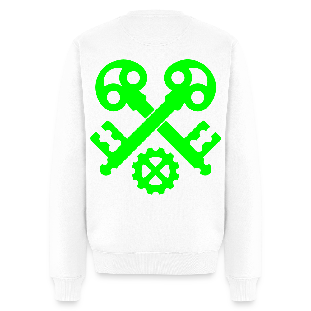 Unisex Premium Pullover "Schlosser" neongrün