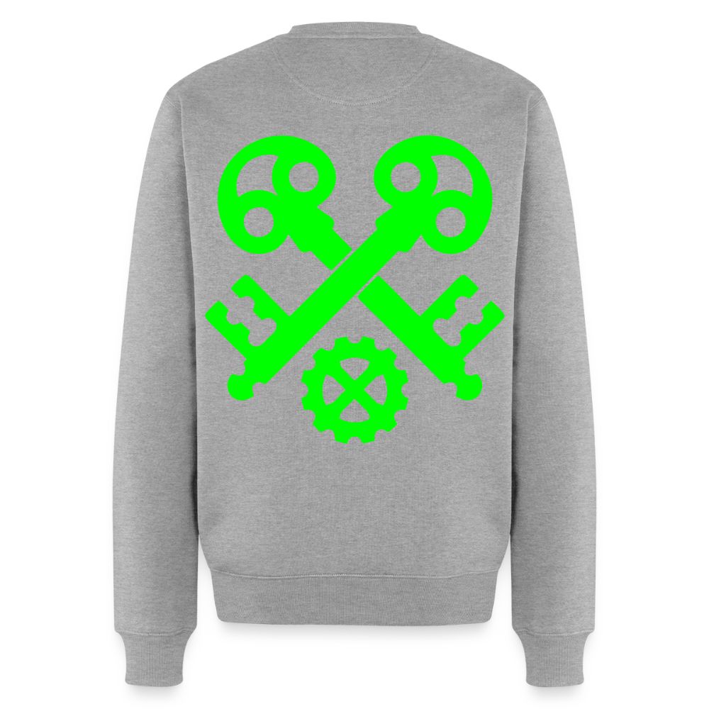 Unisex Premium Pullover "Schlosser" neongrün