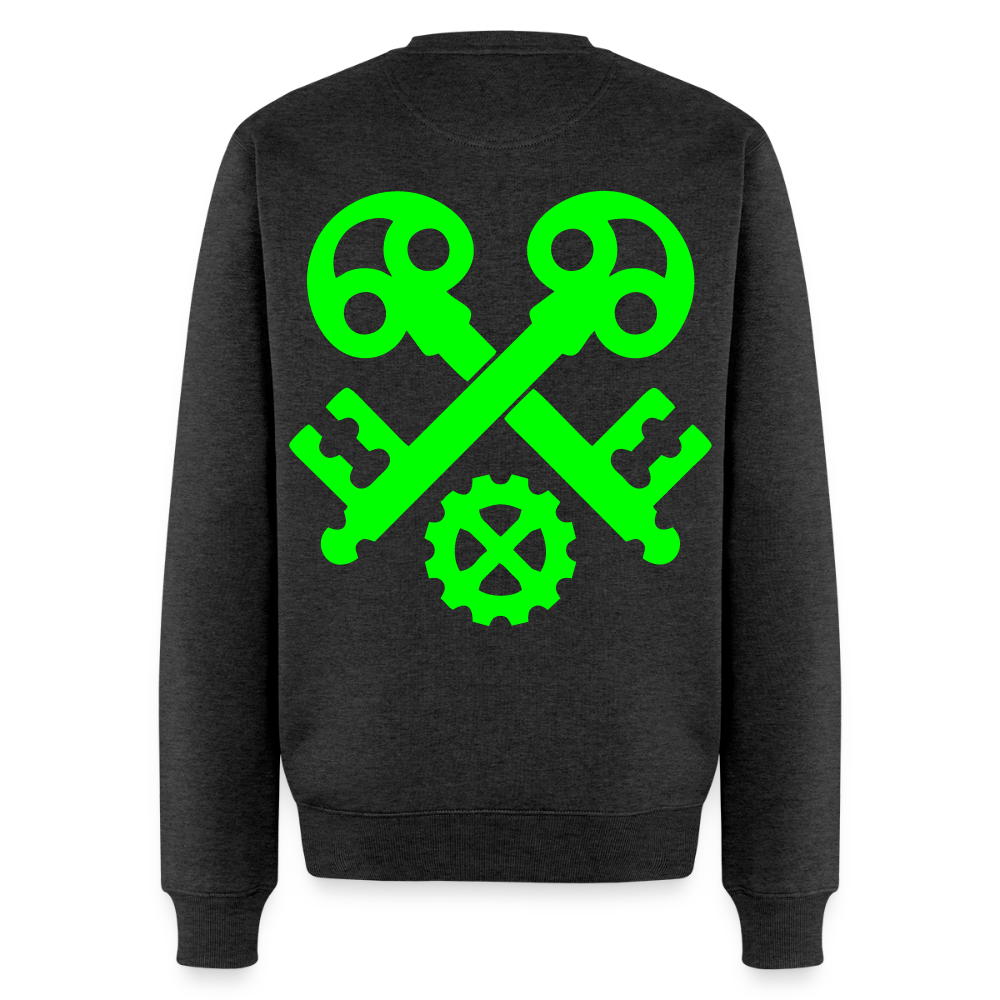 Unisex Premium Pullover "Schlosser" neongrün