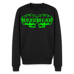 Unisex Premium Pullover "Dachdecker" neongrün