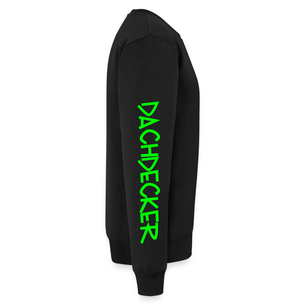 Unisex Premium Pullover "Dachdecker" neongrün