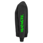 Unisex Premium Pullover "Dachdecker" neongrün